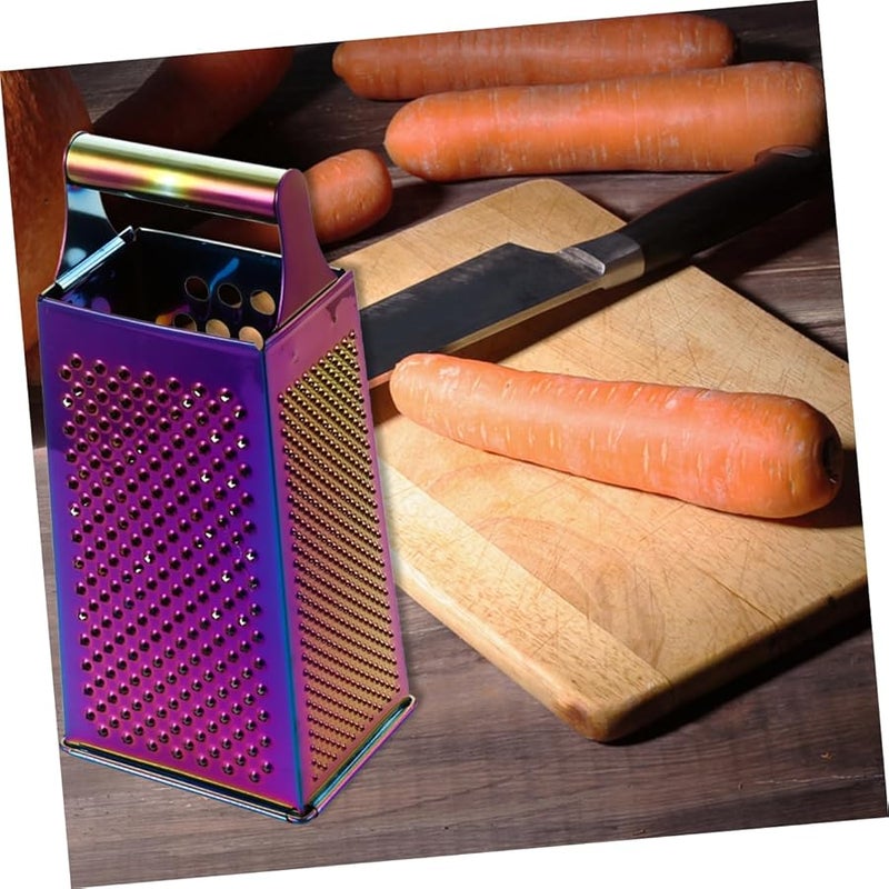 Stainless Steel Box Grater for Effortless Vegetable Slicing Shredding Potatoes Carrots Cucumbers - Image 2